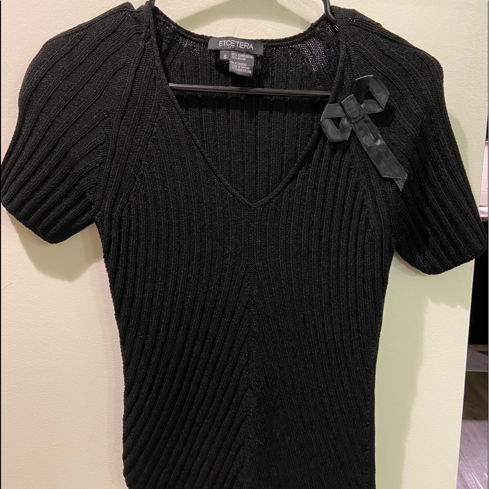 Black dress top
